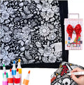 Washable DIY Coloring Blanket With 24 Markers