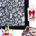 Washable DIY Coloring Blanket With 24 Markers